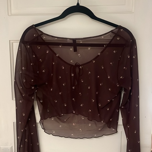 Sheet floral tie top - Picture 6 of 6